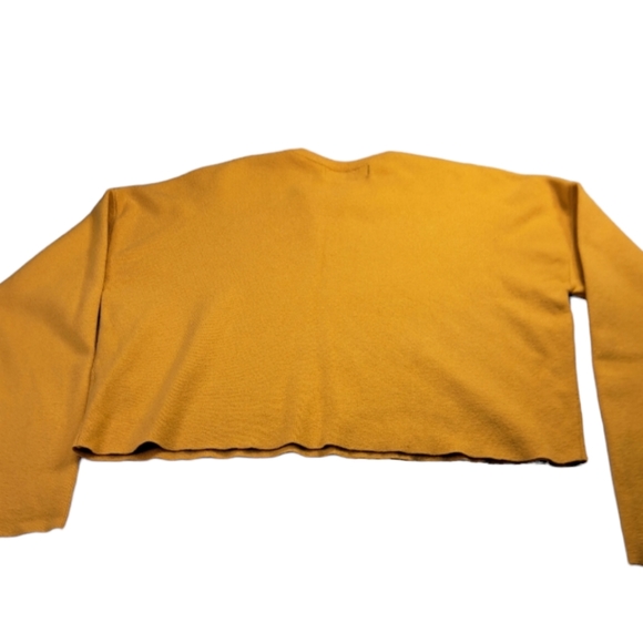 Forever 21 Women's Knit Sweater Mustard Size M - Picture 5 of 13